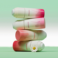 Flacon compte-gouttes distributeur de sérum PETG 50 ml au design esthétique personnalisé – Pack de flacons cosmétiques
