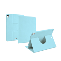 Étui à rabat en forme de U pour iPad Pro Air 720, support magnétique rotatif, protection antichoc, revêtement en cuir PU effet peau, housse de protection folio