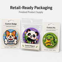 Broches en chenille personnalisées OEM, badges de dessins animés et d'anime, patchs de créateur en fer blanc, broches animales, pour la décoration de vêtements et de sacs à dos, vente en gros