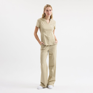 Ensemble de blouses médicales YUHONG Premium extensibles, antibactériennes, respirantes, à séchage rapide, pour hôpital, clinique, infirmières, coupe moderne - Product Image 5