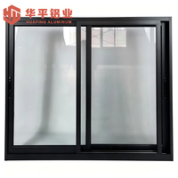 Fenêtre coulissante en aluminium à isolation thermique avec profil à rupture de pont thermique pour la construction de maisons résidentielles en région tropicale