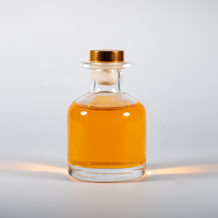 50ml 120ml décoration de la maison verre rechargeable Vintage cosmétique en gros roseau arôme désodorisant Transparent diffuseur bouteille