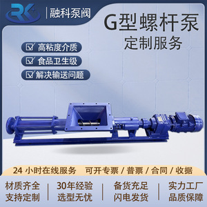 Pompe à vis G30-1 en acier inoxydable de qualité sanitaire avec trémie d'alimentation, modèle de pompe de surpression électrique à moteur triphasé - Product Image 5