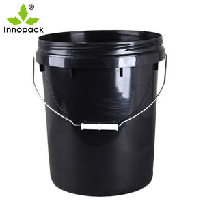 Seau de rangement rond personnalisé Fabricants Direct Seau en plastique de 5 gallons avec couvercle Couleur et logo personnalisés - Product Image 5