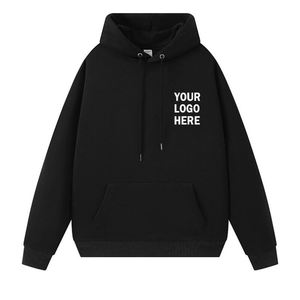Sudadera con Capucha Bordada Personalizada al por Mayor, Sudadera de Poliéster para Hombre, Unisex, Tallas Grandes, Impresión de Logotipo Personalizado, Sudaderas con Capucha Personalizadas Baratas - Product Image 1
