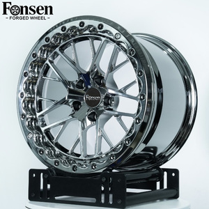 Rines Personalizados Beadlock para Auto de 18 19 <span class=keywords><strong>20</strong></span> 21 22 <span class=keywords><strong>Pulgadas</strong></span> 5x114.3 5x130 6x139.7 5x120, Rines Forjados para Ford Bronco Jeep Wrangler - Product Image 1