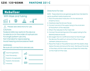 Masker nebuliser serbaguna dengan tabung dan cangkir 6cc/8cc dengan Mouthpiece untuk bayi dewasa pediatrik - Product Image 6