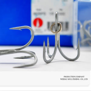 <span class=keywords><strong>VMC</strong></span> 9626 3X Hameçon triple super tranchant en acier à haute teneur en carbone 8 # Hameçons triples -3/0 pour la pêche en bateau en eau salée, pour carangue, <span class=keywords><strong>carpe</strong></span>, brochet - Product Image 5