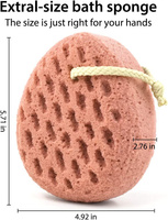 Éponge de bain chaude, épurateur corporel, utilisation de douche, Pouf de nettoyage, luffas, brosses de bain, éponges et épurateurs