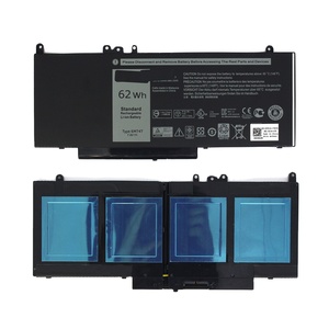6MT4T Batterie rechargeable noire de remplacement pour ordinateur portable <span class=keywords><strong>E5470</strong></span> E5270 E5570 E5750 Batterie Li-ion d'origine pour ordinateur portable pour <span class=keywords><strong>Dell</strong></span> - Product Image 1