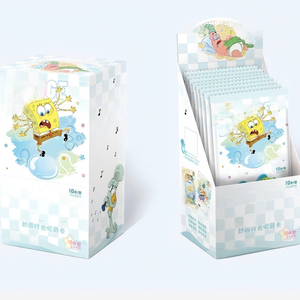 Juego <span class=keywords><strong>de</strong></span> Cartas Coleccionables <span class=keywords><strong>de</strong></span> Anime SpongeBobed Card Fun Times AR, Juego <span class=keywords><strong>de</strong></span> Cartas <span class=keywords><strong>de</strong></span> Anime, Versión Oficial, Juego <span class=keywords><strong>de</strong></span> Mesa Navideño, Caja Misteriosa - Product Image 1