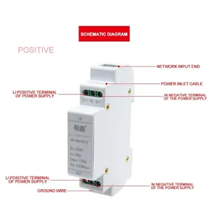 Hướng dẫn đường sắt bảo vệ tăng thiết bị 2 trong 1 chống sét 10kA 220V 10 bảo vệ tăng xe 12V t728g AC bảo vệ tăng 5kA - Product Image 4