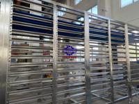Ligne de production automatique de machines à extruder les guimauves, avec déposeur pour guimauves fourrées en forme de patte de chat