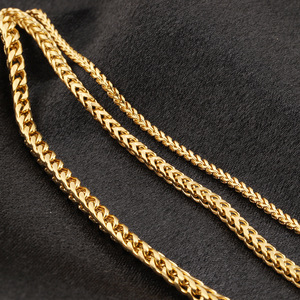 Stainless Steel Box Chain Gold Plated 3D Hollow Chain For DIY Jewelry <b>Bag</b> Decoration <b>Accessory</b> - Product Image 2