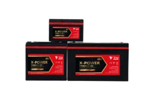 12V batteria al piombo acido di buona qualità per la bici elettrica triciclo oro nero batteria 12V 40Ah