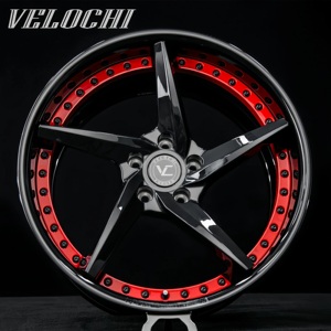 ล้อฟอร์จ 2 ชิ้น VLC Custom Lightweight 5x112 5x114.3 5x120 สีดำเงา ขนาด 18-24 นิ้ว - Product Image 2