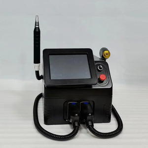 ブラックダイオード2in1ピコ & ダイオードピコ秒タトゥー除去アイスジオードレーザー脱毛機ポータブル