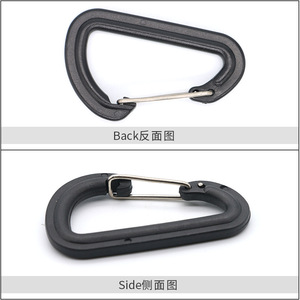 Mosquetón de plástico de 19 mm para mochila de exterior, camping, llavero, gancho para colgar bolsos - Product Image 1