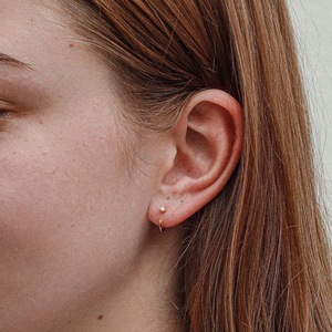 Gold-Silber geschlossene und offene Creolen für mehrere Piercings, ohne Ohrstecker, für Damen, geometrische CZ-ohrringe ohne Rückseite, halbe Creolen - Product Image 4