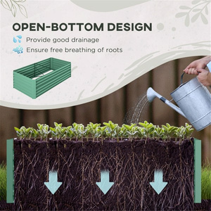 Jardinière surélevée en bois DB Garden Bed pour jardin, patio extérieur, style simple D0100HAJ87W - Product Image 6