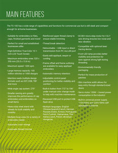 <strong>RiCOMA</strong> 12 Needle <strong>Embroidery</strong> <strong>Machine</strong> 1 Head with up to 20 Needle TC-10S 1501 <strong>Used</strong> for Clothes/Flat/Cap <strong>Embroidery</strong> High Speed - Product Image 3