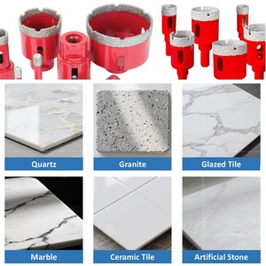 Forets de perçage pour carrelage, marbre, pierre, <span class=keywords><strong>verre</strong></span>, céramique, maçonnerie – Outil spécial manuel - Product Image 3