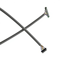 Câble de stimulation neurologique personnalisé DF52-8P-0.8C à 8 conducteurs 32AWG en cuivre étamé tressé blindé pour systèmes BCI, câble médical