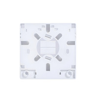 Boîtier de terminaison fibre optique 2 ports en plastique blanc, système de communication optique FTTH SC pour centre de données FO-FTB-001