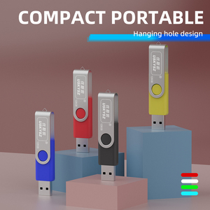 Memoria USB 2.0 Giratoria de Plástico, Nueva, a Bajo <span class=keywords><strong>Precio</strong></span>, con Capacidad Completa, Personalizable, para Regalos, en Stock, <span class=keywords><strong>1GB</strong></span> - Product Image 5