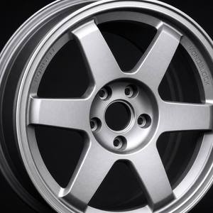 Jantes monobloc 6 branches 5X112 5X120 5X130 Argent brossé Style <span class=keywords><strong>TE37</strong></span> 15 16 17 18 19 pouces 6061-T6 Concave profond JWL VIA Jantes de course - Product Image 2