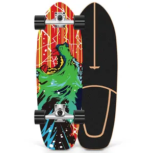 ขายส่งมืออาชีพ 30 นิ้ว Surfskate เซิร์ฟสเก็ตสเก็ตบอร์ดท่องดิน