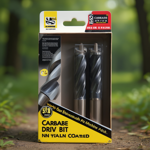 Foret en carbure revêtu de Nano TiAlN 5xD non percé pour l'acier inoxydable et les superalliages de PU - Product Image 3