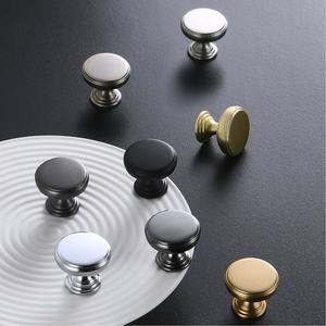 Modern Minimalist Zinc Alloy <b>Round</b> Pull <b>Handle</b> for Kitchen Cabinet Dresser Wardrobe & Drawer <b>Doors</b>-Durable & Easy Installation - Product Image 4