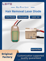 Diode laser 1200W 808nm FAC à collimation rapide sur axe, pile de diodes laser LT HPL avec canal d'eau arrière, lampe clignotante, poignée sans contact