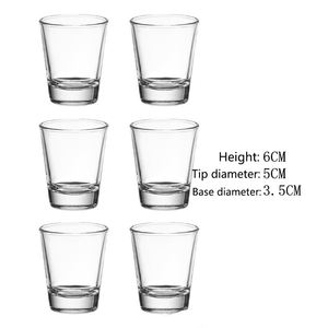 卸売り1.5オンス2オンスクリアショットグラスカスタムロゴウェディング食器洗い機ウイスキーパーソナライズ - Product Image 5