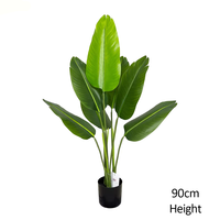 Plante artificielle de bananier du voyageur, aspect naturel, 90/120/150 cm, pour la décoration