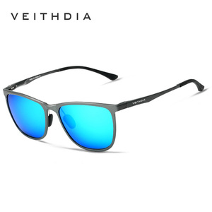 Veithdia Sunglasses Aluminum Magnesium Alloy Polarized Blue Lens UV400 For Fishing Driving Cycling Outings Unisex - Product Image 3