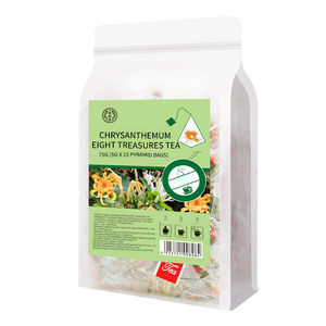 Mélange <span class=keywords><strong>de</strong></span> tisanes détoxifiantes au chrysanthème morifolium naturel, source botanique, sans sucre, sans caféine, qualité supérieure, 15 sachets - Product Image 5