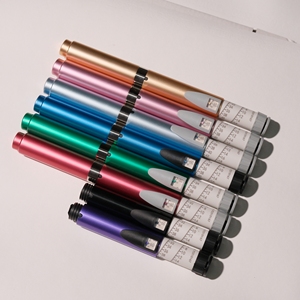 <b>Refillable</b> 3ml Multicolor Metal Beauty Injection <b>Pen</b> with Compact Ergonomic Design for Personal Care and Cosmetic Use - Product Image 3