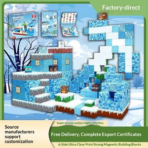 EZBABY Blocs <span class=keywords><strong>de</strong></span> construction magnétiques en plastique <span class=keywords><strong>les</strong></span> plus vendus, jouet <span class=keywords><strong>de</strong></span> construction pour assembler un monde <span class=keywords><strong>de</strong></span> <span class=keywords><strong>glace</strong></span> et <span class=keywords><strong>de</strong></span> neige, cadeau pour <span class=keywords><strong>les</strong></span> enfants <span class=keywords><strong>de</strong></span> 14 ans et plus, unisexe - Product Image 2