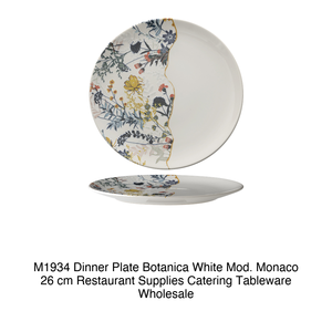 Plato para Cena M1934 Botanica Blanco Mod. Monaco 26 cm, Artículos para Restaurantes, Vajilla para Catering, Venta al por Mayor - Product Image 2