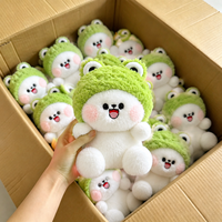 30 000 styles de jouets en peluche mignons et câlins, anti-stress, en forme de grenouille, chiot, dessin animé, 8 pouces, pour machine à griffes, pour garçons