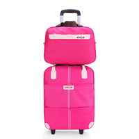 Petite Valise Chariot Pliante Oxford Élégante Personnalisée Sac de Voyage à Roulettes Bagage Tendance Expédition Aérienne