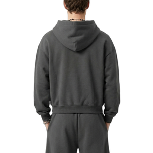 Custom Heavyweight Mens Oversized Hoodie Drop Shoulder Blank French Terry Sweatshirt Graphic Print <b>Hoodies</b> OEM Factory TKAN1050 - Product Image 3