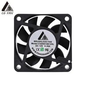 60x60x15mm 5v 12v 24v 6015 Dc Axial Brushless Fan Cooling 60mm Dc Computer Fan