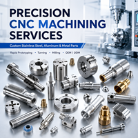 Services d'usinage de prototypage rapide de précision personnalisés-pièces métalliques en aluminium en acier inoxydable pièces CNC de tournage et de fraisage