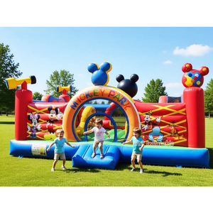 Château gonflable commercial <span class=keywords><strong>Mickey</strong></span> à thème <span class=keywords><strong>dessin</strong></span> <span class=keywords><strong>animé</strong></span> pour événements intérieurs et extérieurs - Product Image 1