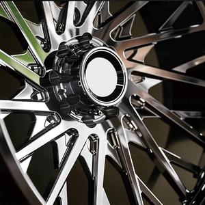 Jantes de camion en alliage d'aluminium forgé à profil profond 20/22/24/26 pouces 14J 6x139.7, finition polie brillante, multi-rayons, sur mesure pour Chevrolet - Product Image 3