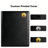 Carpeta de Cuero PU Personalizable A4, Carpeta de Documentos de Negocios con Doble Clip Metálico para Oficina, Logotipo Corporativo Personalizado