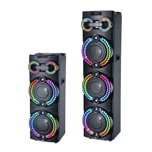<b>Bluetooth</b> <b>Speaker</b> 12 Inch Dual Subwoofer 3060W Portable Party <b>Speaker</b> With <b>Led</b> Light Rechargeable Battery Outdoor Indoor Use - Product Image 3